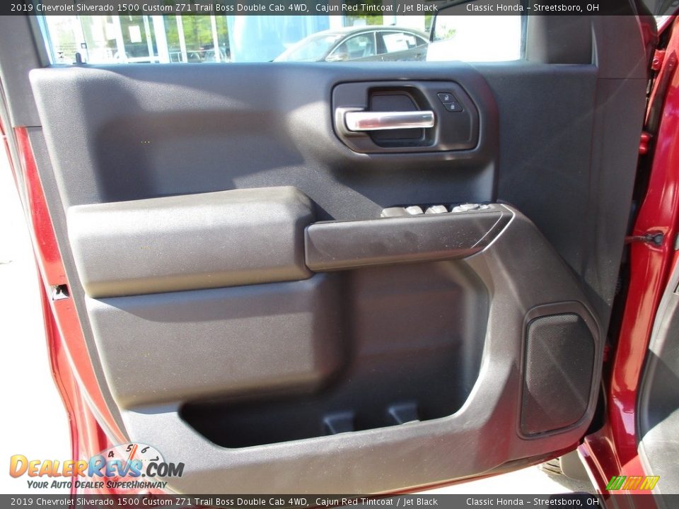 2019 Chevrolet Silverado 1500 Custom Z71 Trail Boss Double Cab 4WD Cajun Red Tintcoat / Jet Black Photo #26
