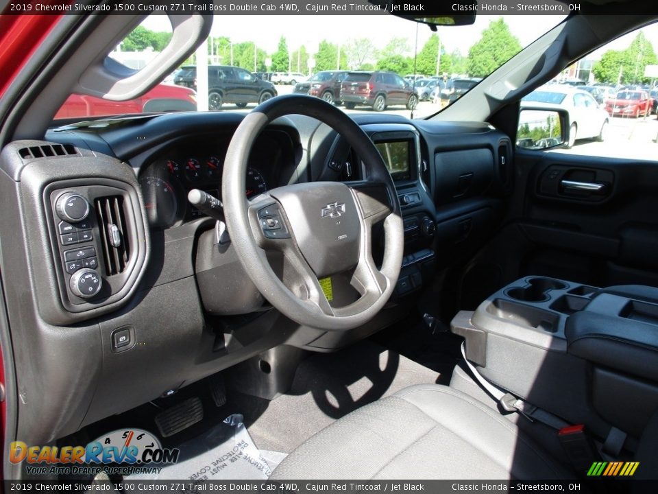 2019 Chevrolet Silverado 1500 Custom Z71 Trail Boss Double Cab 4WD Cajun Red Tintcoat / Jet Black Photo #27