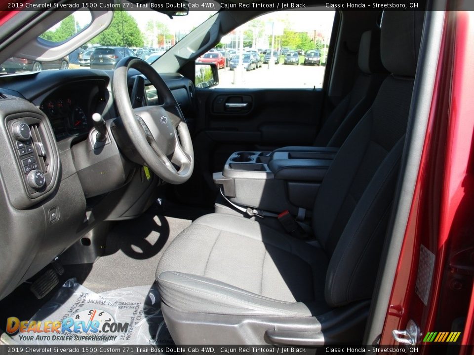 2019 Chevrolet Silverado 1500 Custom Z71 Trail Boss Double Cab 4WD Cajun Red Tintcoat / Jet Black Photo #28