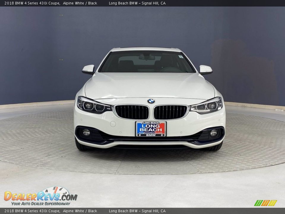 2018 BMW 4 Series 430i Coupe Alpine White / Black Photo #2