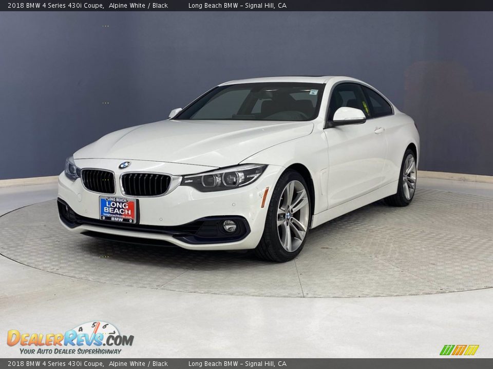 2018 BMW 4 Series 430i Coupe Alpine White / Black Photo #3