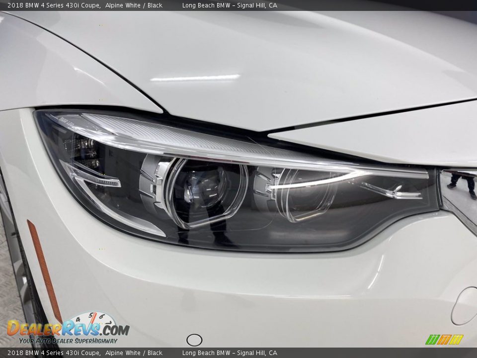 2018 BMW 4 Series 430i Coupe Alpine White / Black Photo #7