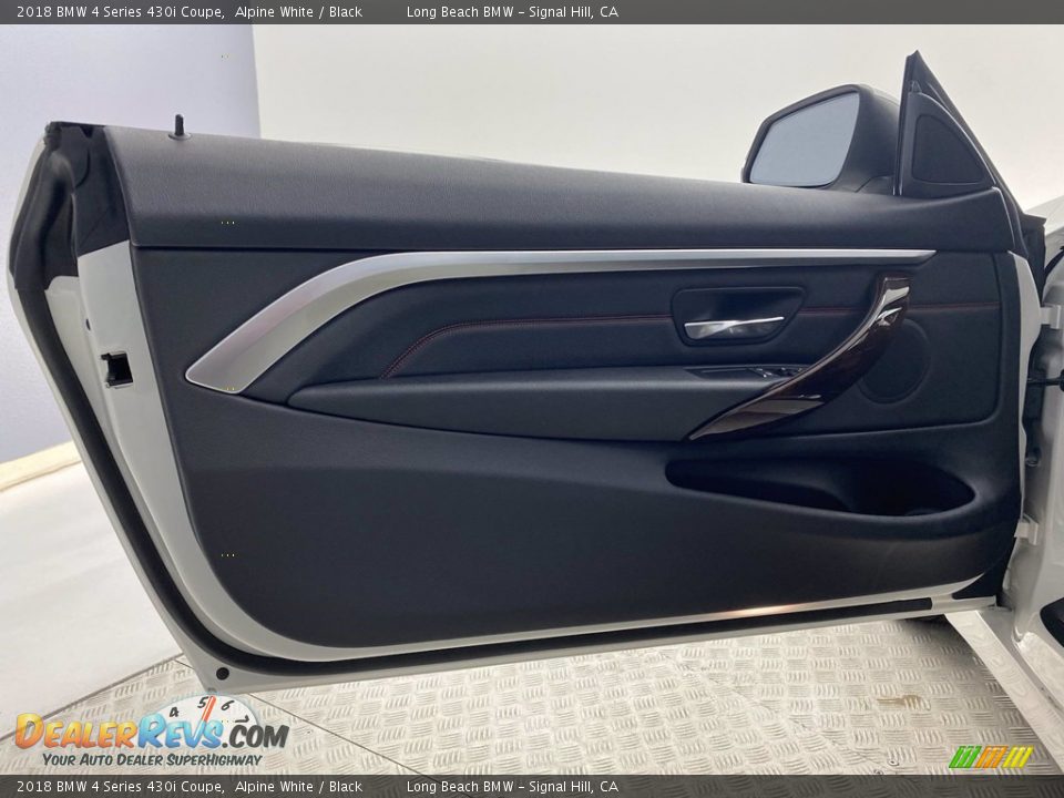 2018 BMW 4 Series 430i Coupe Alpine White / Black Photo #13
