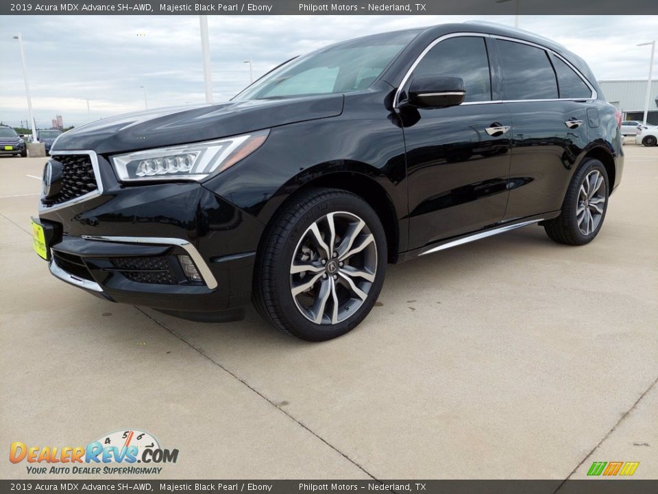 2019 Acura MDX Advance SH-AWD Majestic Black Pearl / Ebony Photo #2