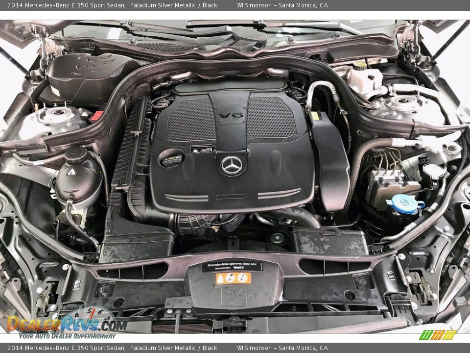 2014 Mercedes-Benz E 350 Sport Sedan Paladium Silver Metallic / Black Photo #9