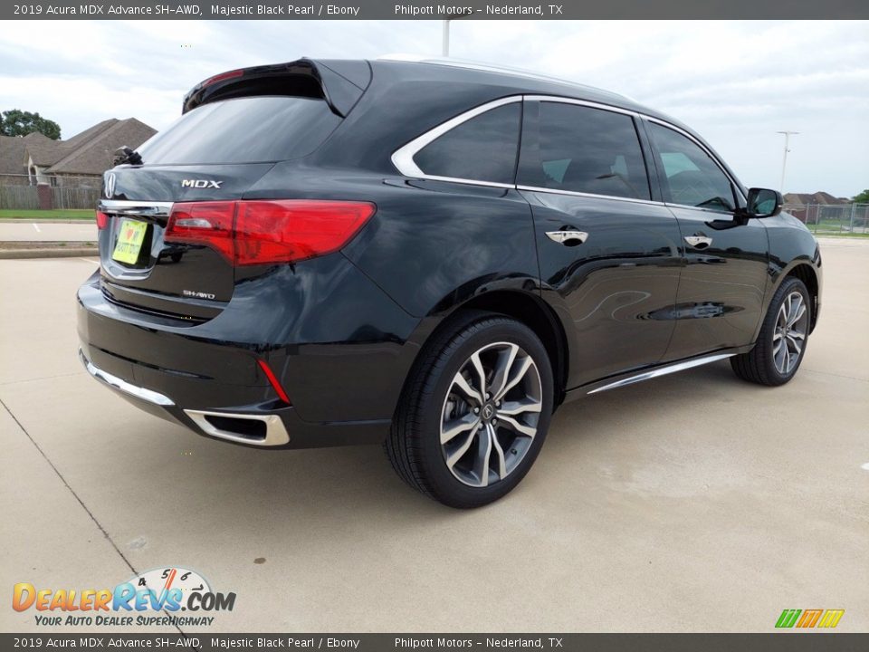 2019 Acura MDX Advance SH-AWD Majestic Black Pearl / Ebony Photo #3