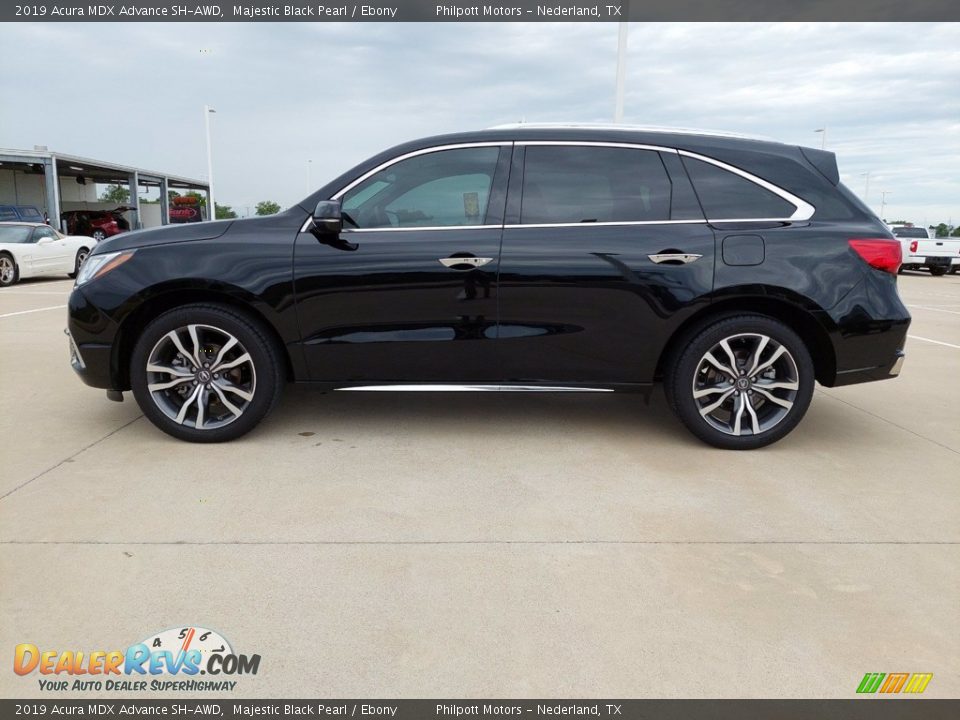 2019 Acura MDX Advance SH-AWD Majestic Black Pearl / Ebony Photo #7