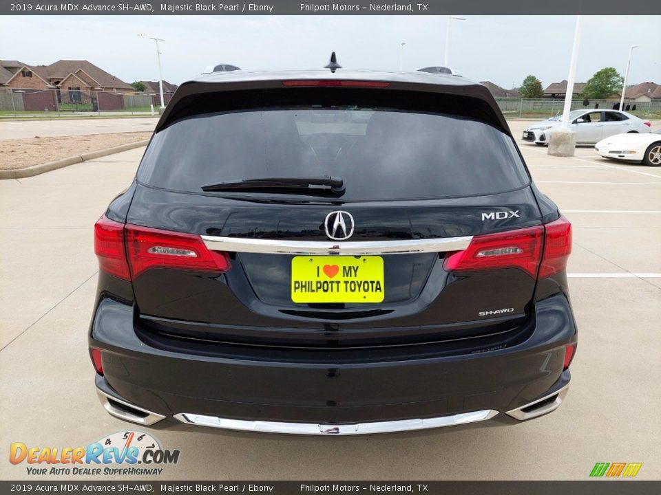 2019 Acura MDX Advance SH-AWD Majestic Black Pearl / Ebony Photo #8