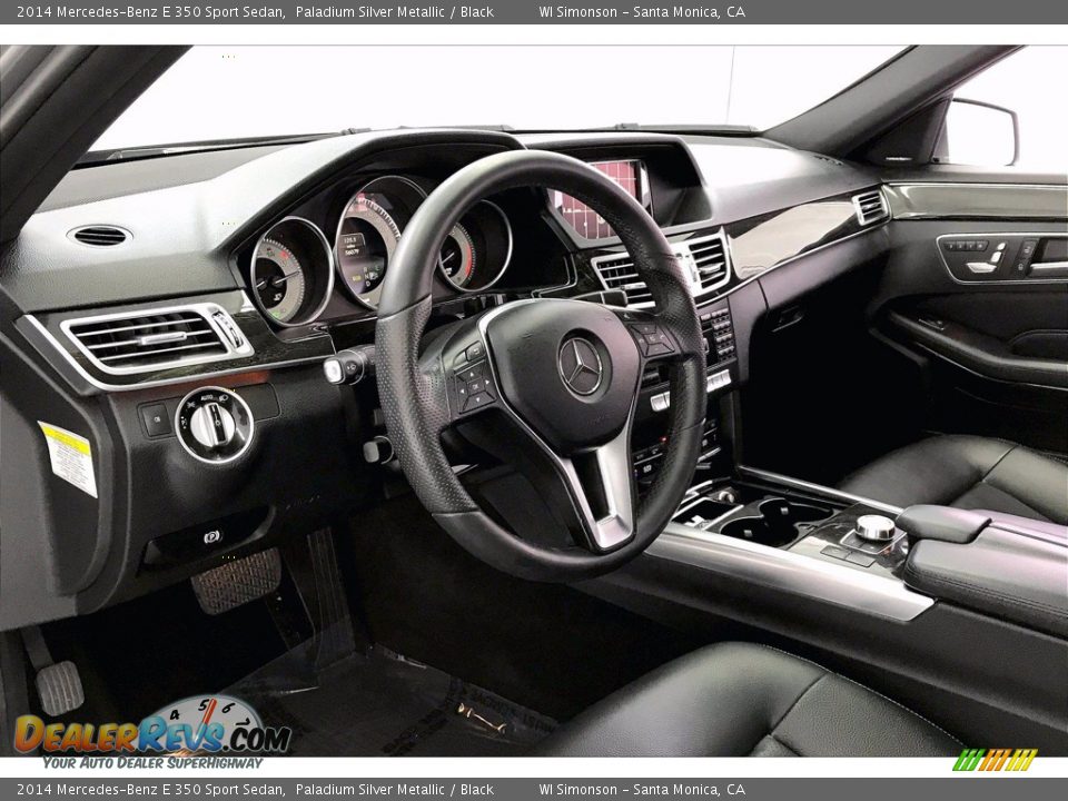 2014 Mercedes-Benz E 350 Sport Sedan Paladium Silver Metallic / Black Photo #14