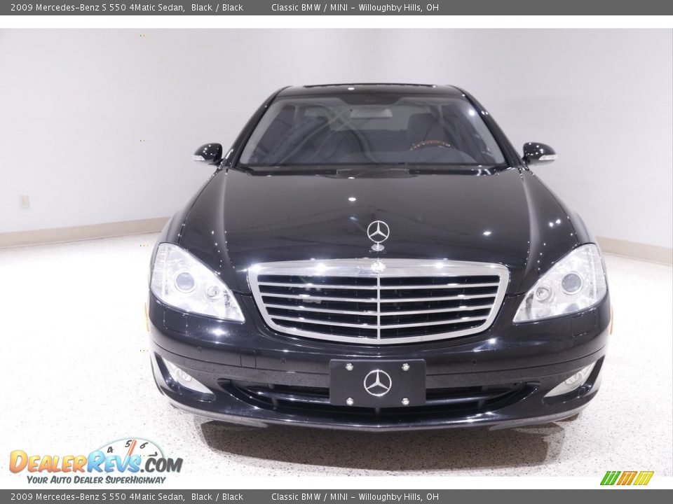 2009 Mercedes-Benz S 550 4Matic Sedan Black / Black Photo #2