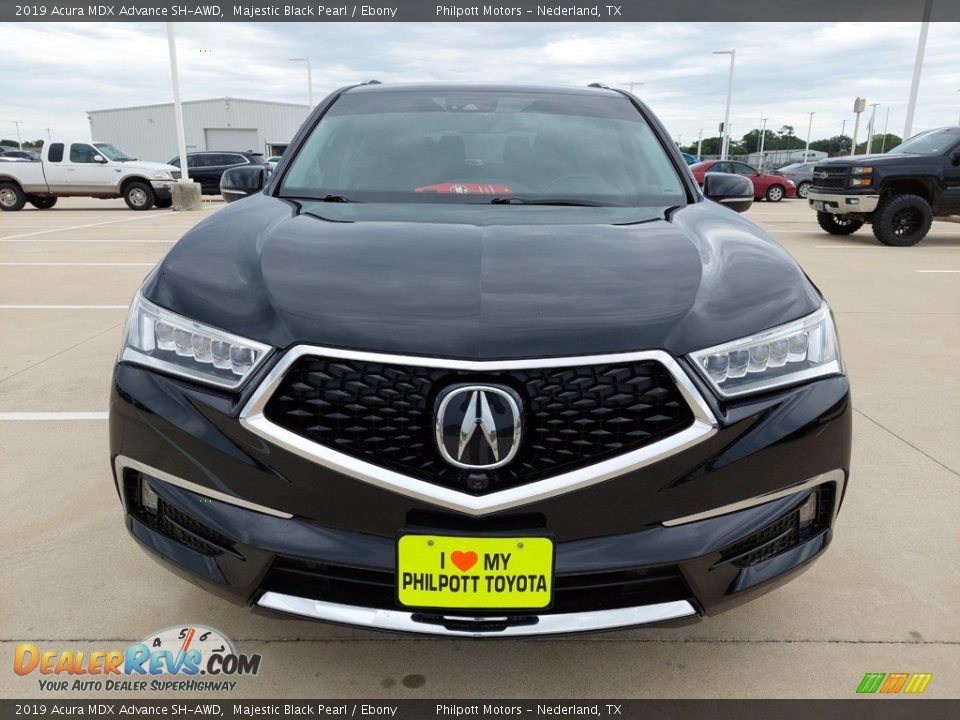 2019 Acura MDX Advance SH-AWD Majestic Black Pearl / Ebony Photo #9
