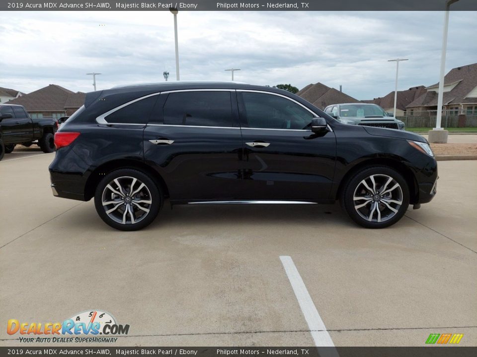 2019 Acura MDX Advance SH-AWD Majestic Black Pearl / Ebony Photo #12