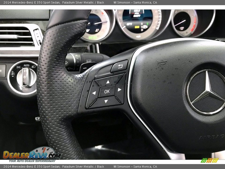 2014 Mercedes-Benz E 350 Sport Sedan Paladium Silver Metallic / Black Photo #21