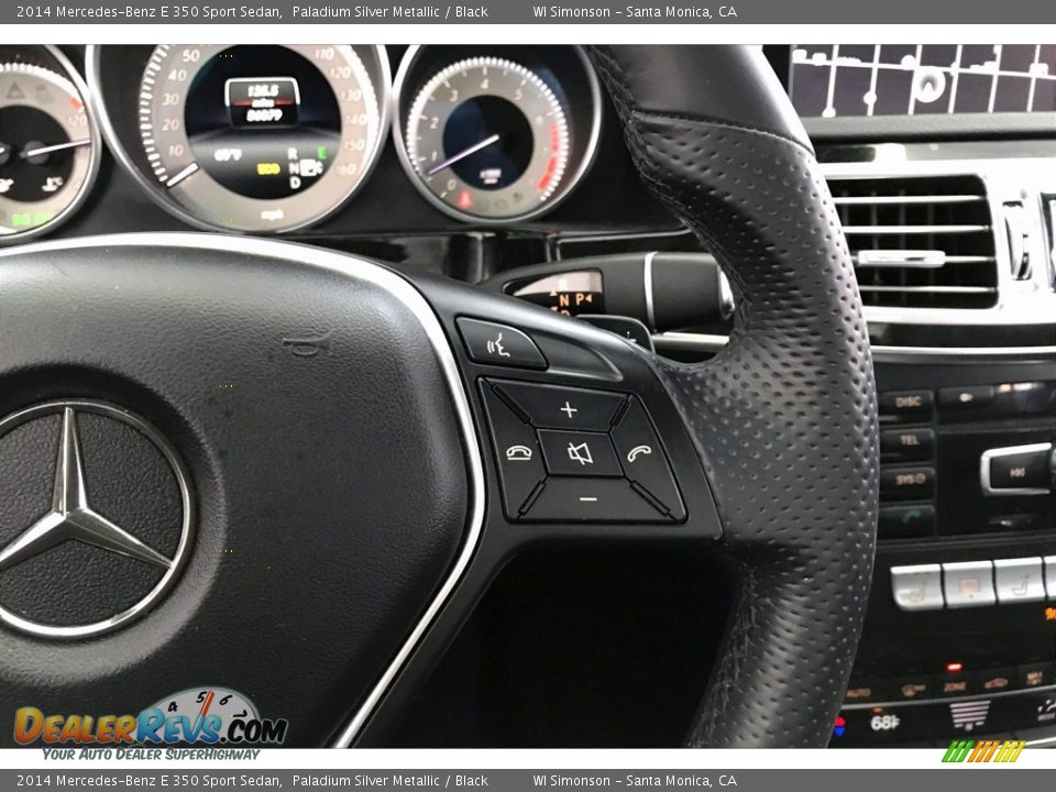 2014 Mercedes-Benz E 350 Sport Sedan Paladium Silver Metallic / Black Photo #22