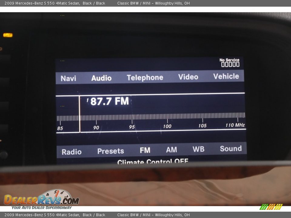 2009 Mercedes-Benz S 550 4Matic Sedan Black / Black Photo #12