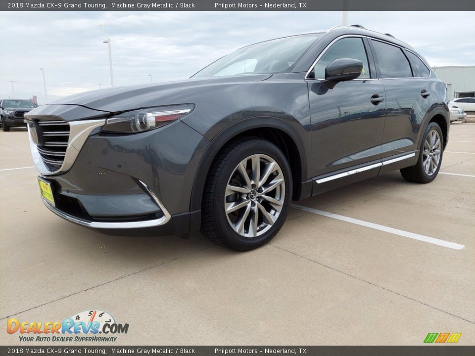 2018 Mazda CX-9 Grand Touring Machine Gray Metallic / Black Photo #2