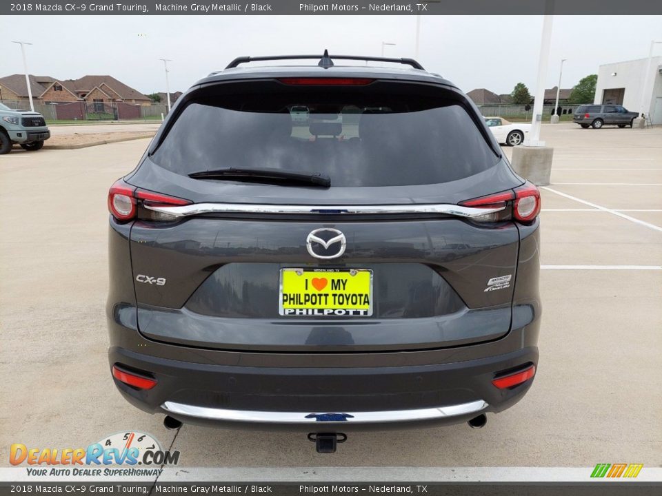 2018 Mazda CX-9 Grand Touring Machine Gray Metallic / Black Photo #8