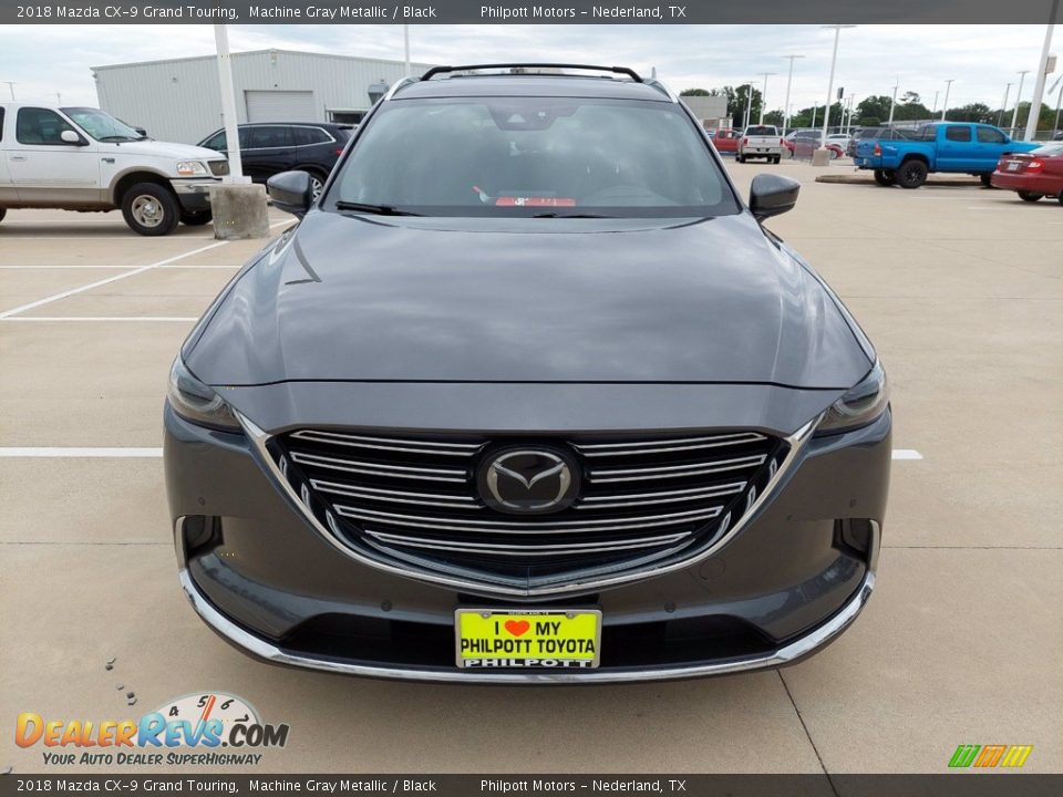 2018 Mazda CX-9 Grand Touring Machine Gray Metallic / Black Photo #9