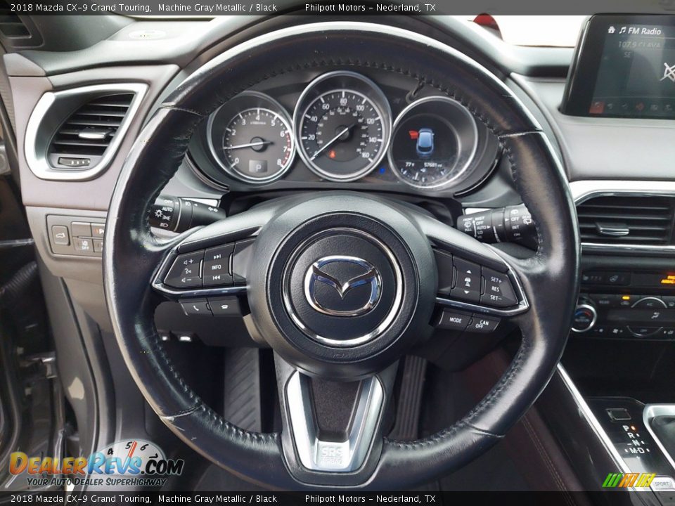 2018 Mazda CX-9 Grand Touring Machine Gray Metallic / Black Photo #15