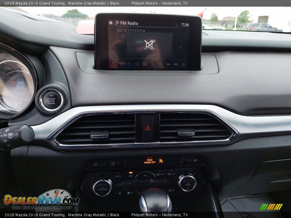 2018 Mazda CX-9 Grand Touring Machine Gray Metallic / Black Photo #18