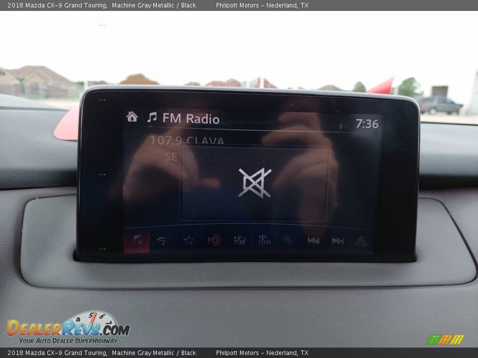 2018 Mazda CX-9 Grand Touring Machine Gray Metallic / Black Photo #19