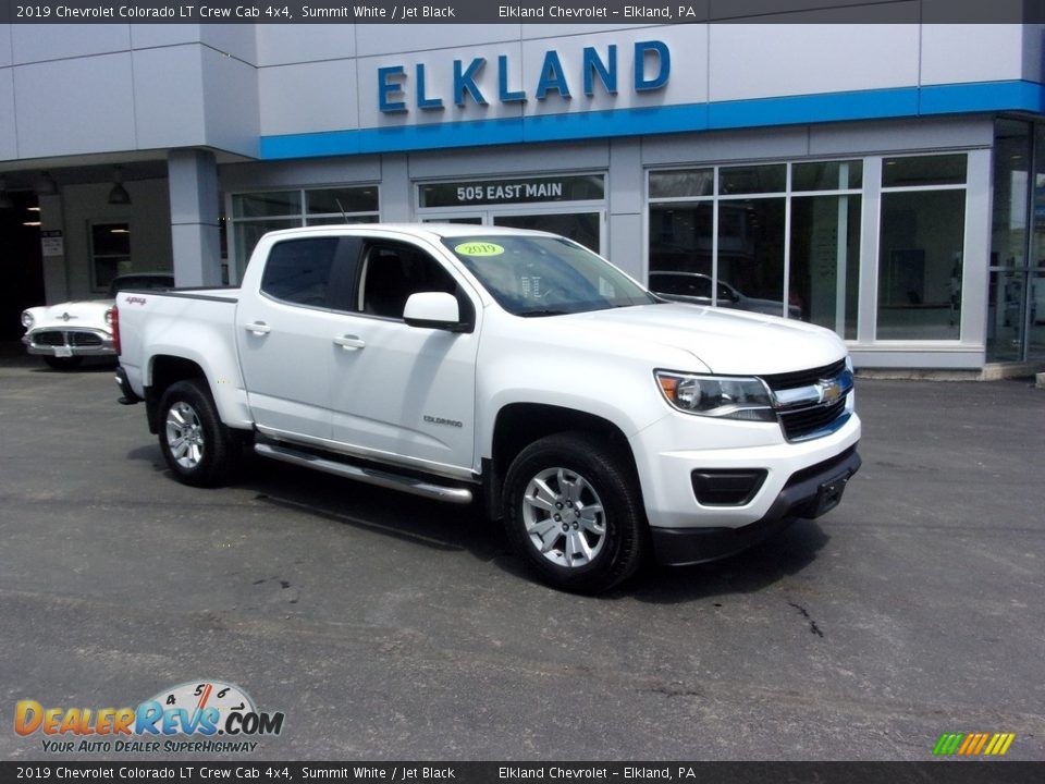 2019 Chevrolet Colorado LT Crew Cab 4x4 Summit White / Jet Black Photo #1