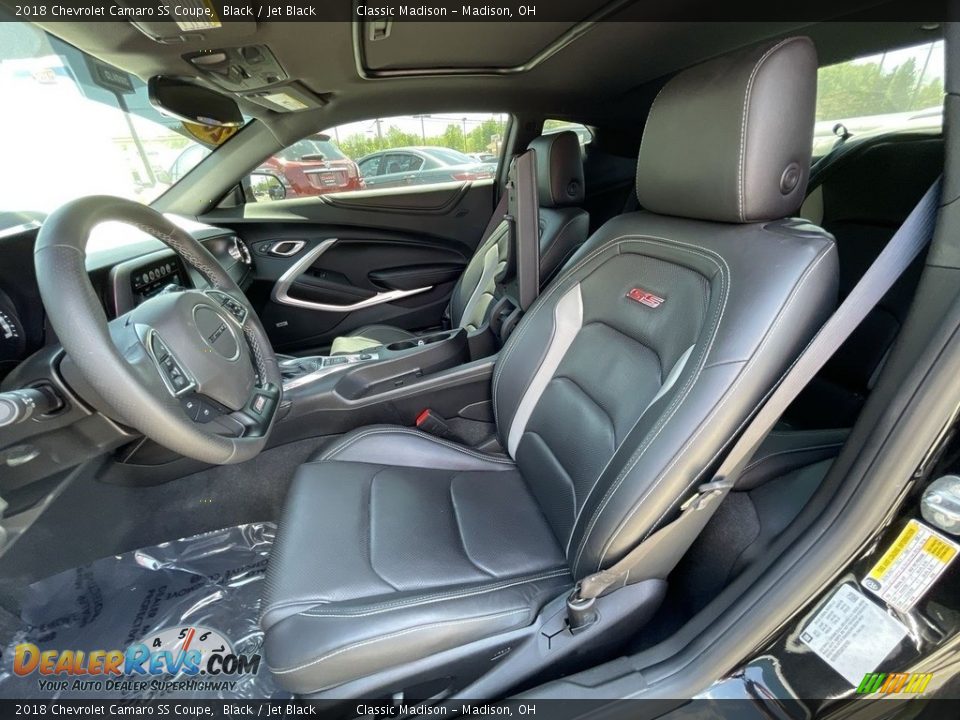 Jet Black Interior - 2018 Chevrolet Camaro SS Coupe Photo #3