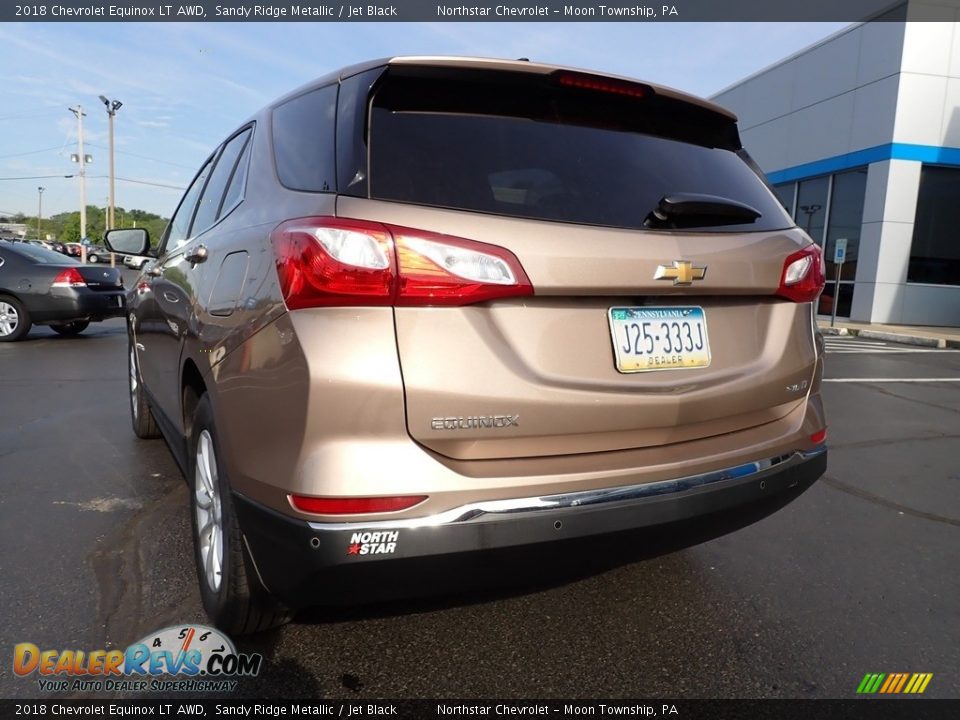 2018 Chevrolet Equinox LT AWD Sandy Ridge Metallic / Jet Black Photo #5