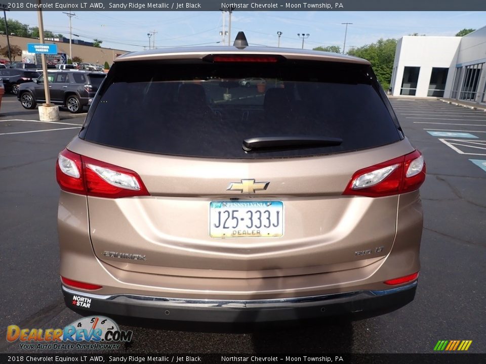 2018 Chevrolet Equinox LT AWD Sandy Ridge Metallic / Jet Black Photo #6