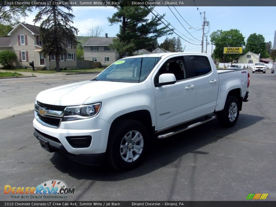 2019 Chevrolet Colorado LT Crew Cab 4x4 Summit White / Jet Black Photo #7