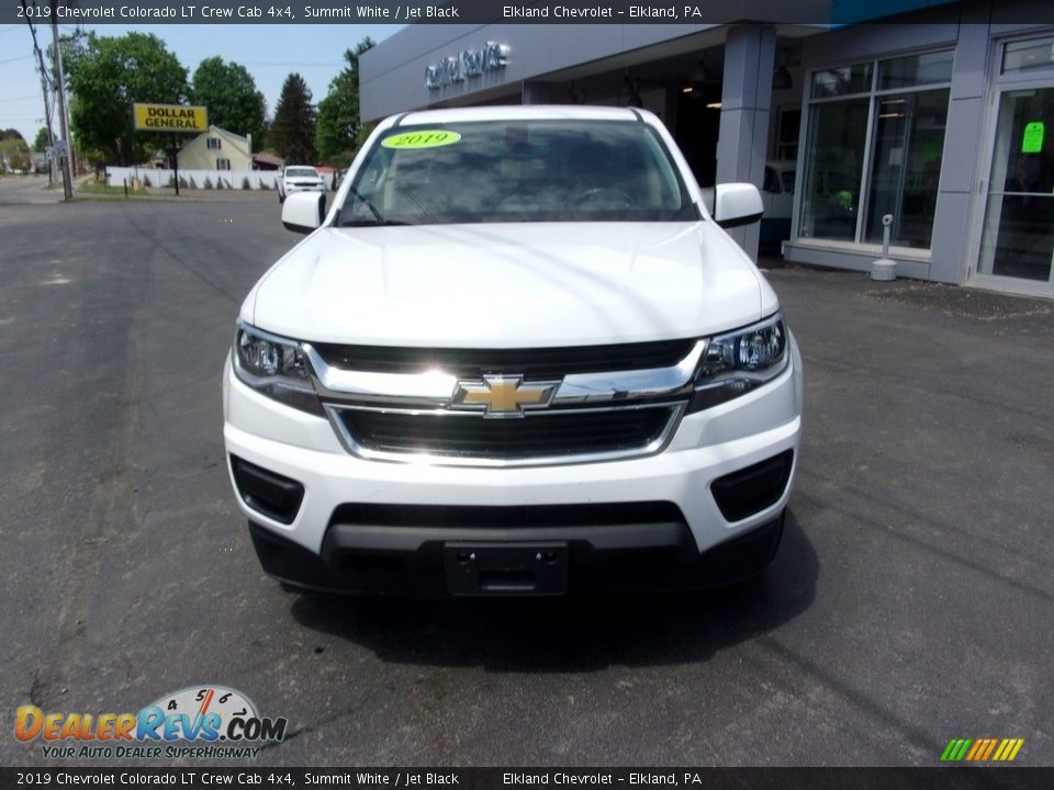 2019 Chevrolet Colorado LT Crew Cab 4x4 Summit White / Jet Black Photo #8