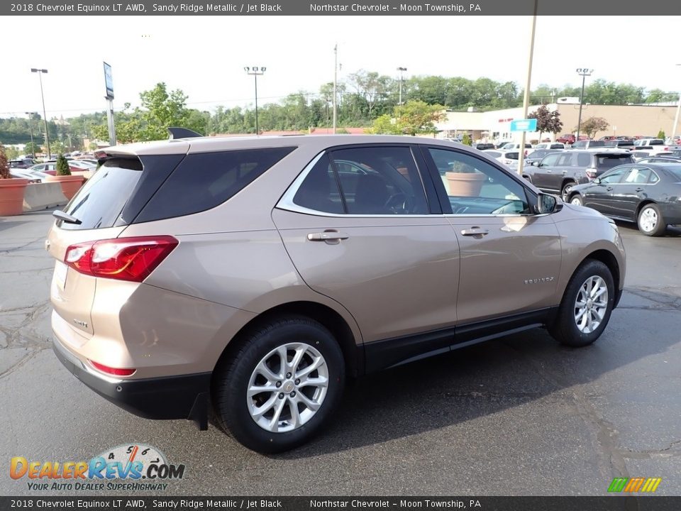 2018 Chevrolet Equinox LT AWD Sandy Ridge Metallic / Jet Black Photo #9