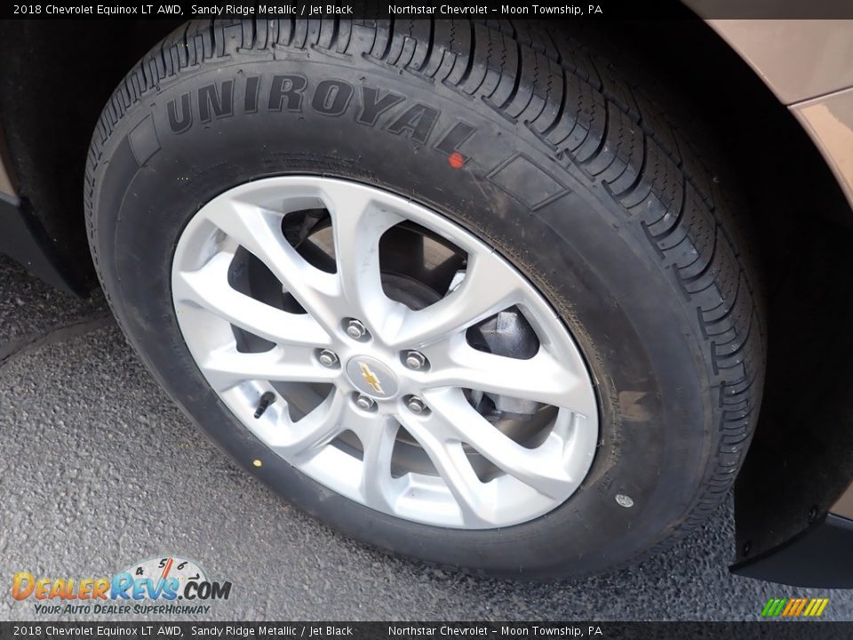 2018 Chevrolet Equinox LT AWD Sandy Ridge Metallic / Jet Black Photo #14