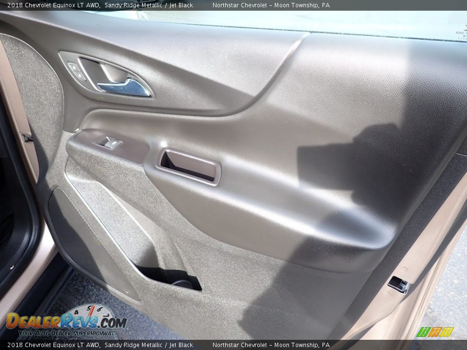 2018 Chevrolet Equinox LT AWD Sandy Ridge Metallic / Jet Black Photo #17