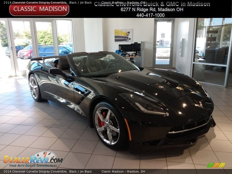 2014 Chevrolet Corvette Stingray Convertible Black / Jet Black Photo #1