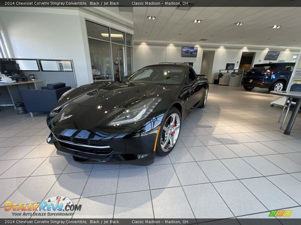 2014 Chevrolet Corvette Stingray Convertible Black / Jet Black Photo #2