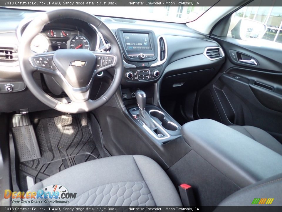 2018 Chevrolet Equinox LT AWD Sandy Ridge Metallic / Jet Black Photo #22