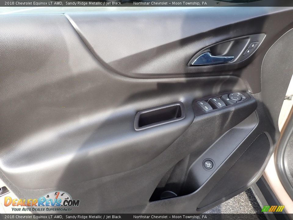 2018 Chevrolet Equinox LT AWD Sandy Ridge Metallic / Jet Black Photo #24