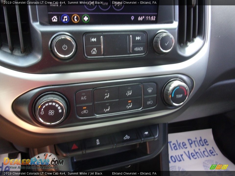 2019 Chevrolet Colorado LT Crew Cab 4x4 Summit White / Jet Black Photo #27