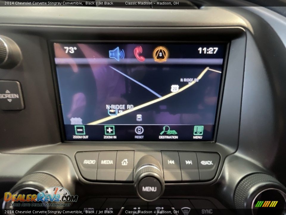 2014 Chevrolet Corvette Stingray Convertible Black / Jet Black Photo #10