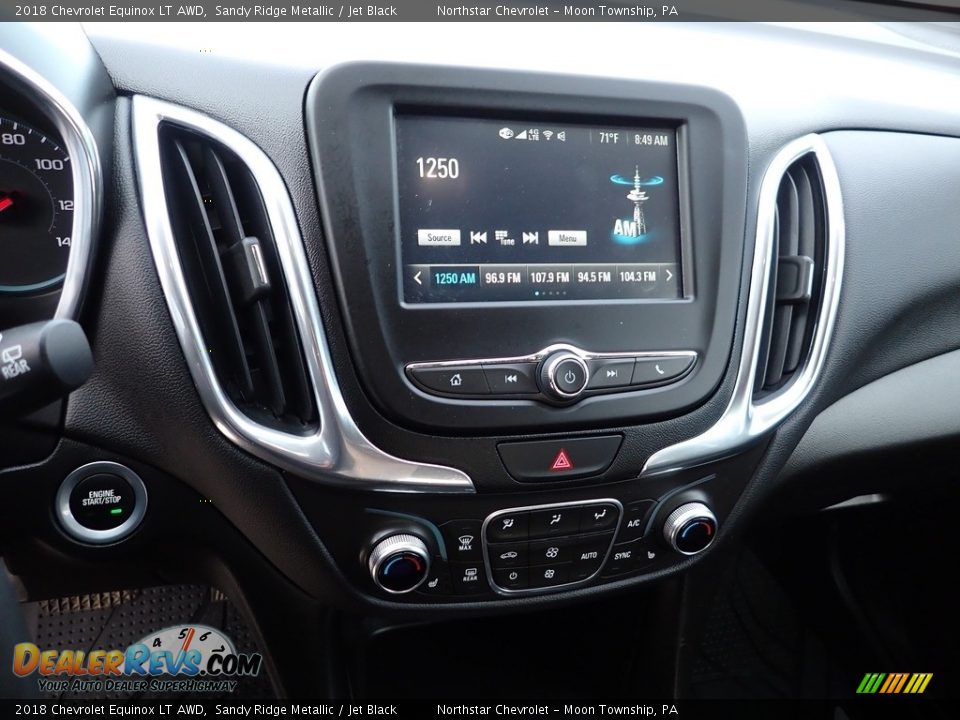 2018 Chevrolet Equinox LT AWD Sandy Ridge Metallic / Jet Black Photo #27