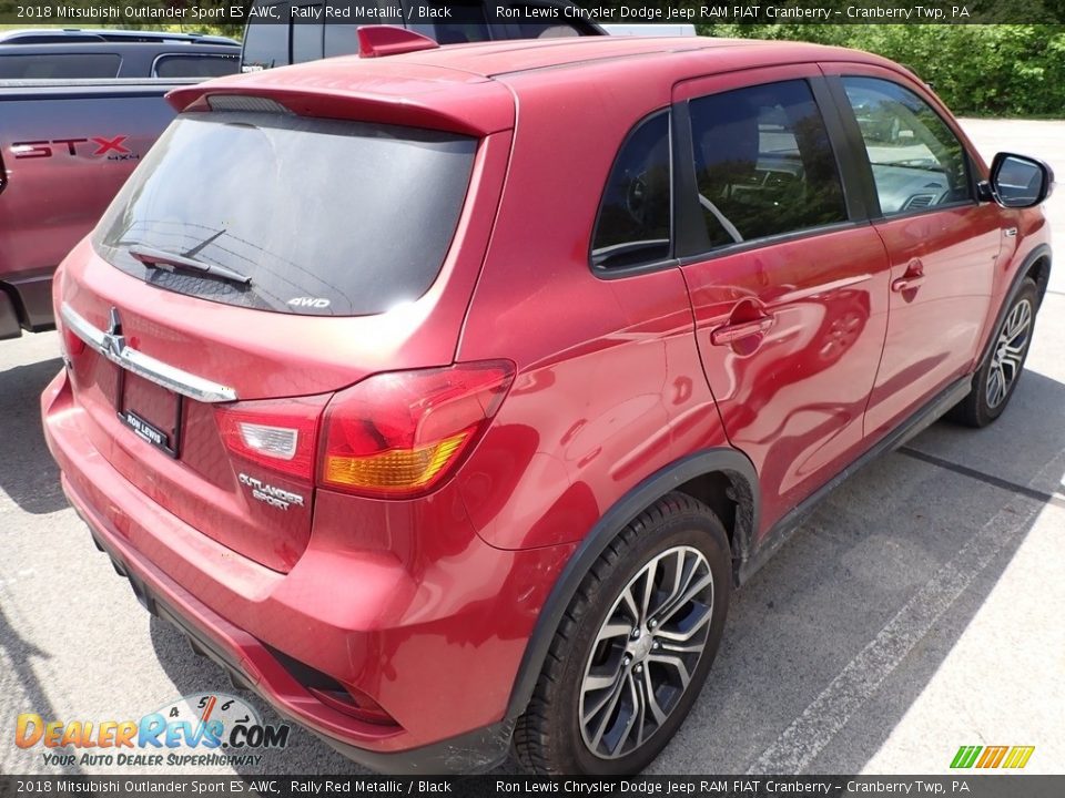 2018 Mitsubishi Outlander Sport ES AWC Rally Red Metallic / Black Photo #3