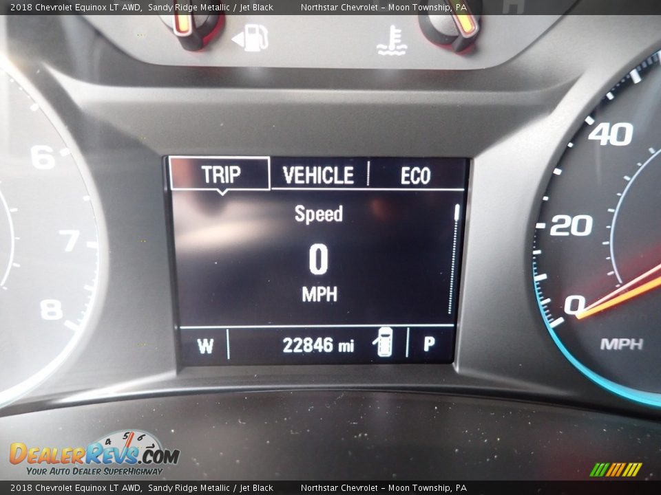 2018 Chevrolet Equinox LT AWD Sandy Ridge Metallic / Jet Black Photo #29