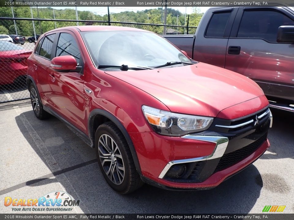 2018 Mitsubishi Outlander Sport ES AWC Rally Red Metallic / Black Photo #4