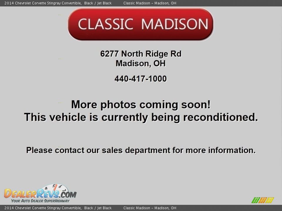 2014 Chevrolet Corvette Stingray Convertible Black / Jet Black Photo #18