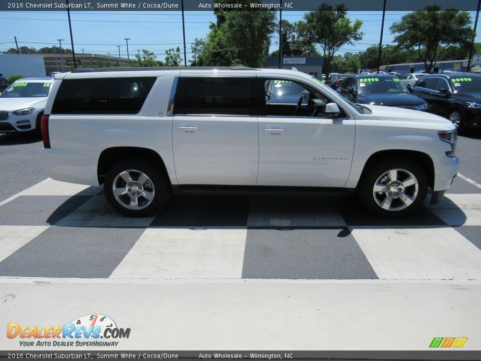 2016 Chevrolet Suburban LT Summit White / Cocoa/Dune Photo #3