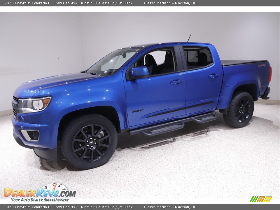 Kinetic Blue Metallic 2020 Chevrolet Colorado LT Crew Cab 4x4 Photo #3