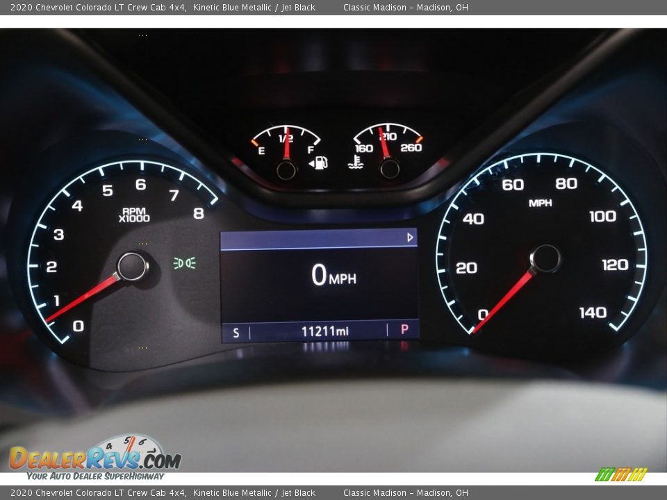 2020 Chevrolet Colorado LT Crew Cab 4x4 Gauges Photo #9
