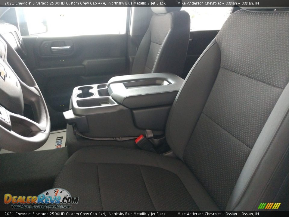2021 Chevrolet Silverado 2500HD Custom Crew Cab 4x4 Northsky Blue Metallic / Jet Black Photo #15