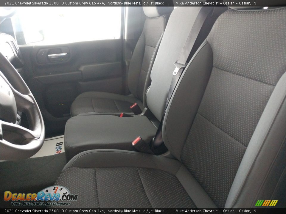 2021 Chevrolet Silverado 2500HD Custom Crew Cab 4x4 Northsky Blue Metallic / Jet Black Photo #16